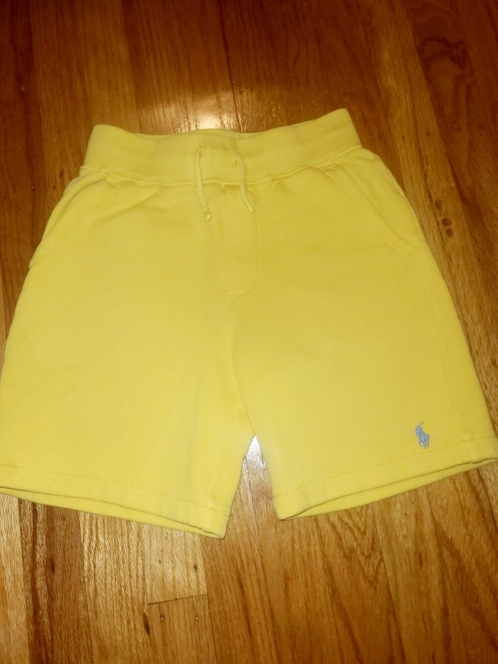 Ralph Lauren polo shorts kids 8  small yellow
